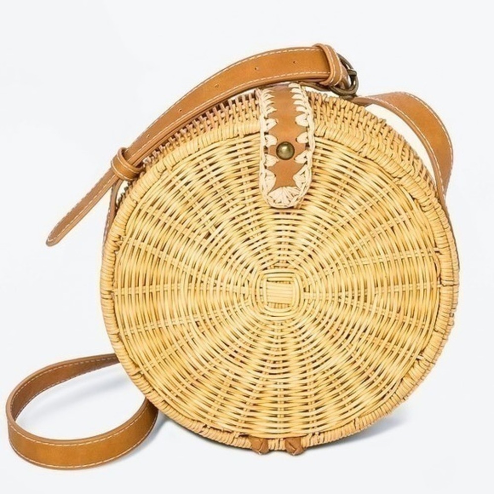 Universal Thread Straw Crossbody Bag - Picture 1 of 3